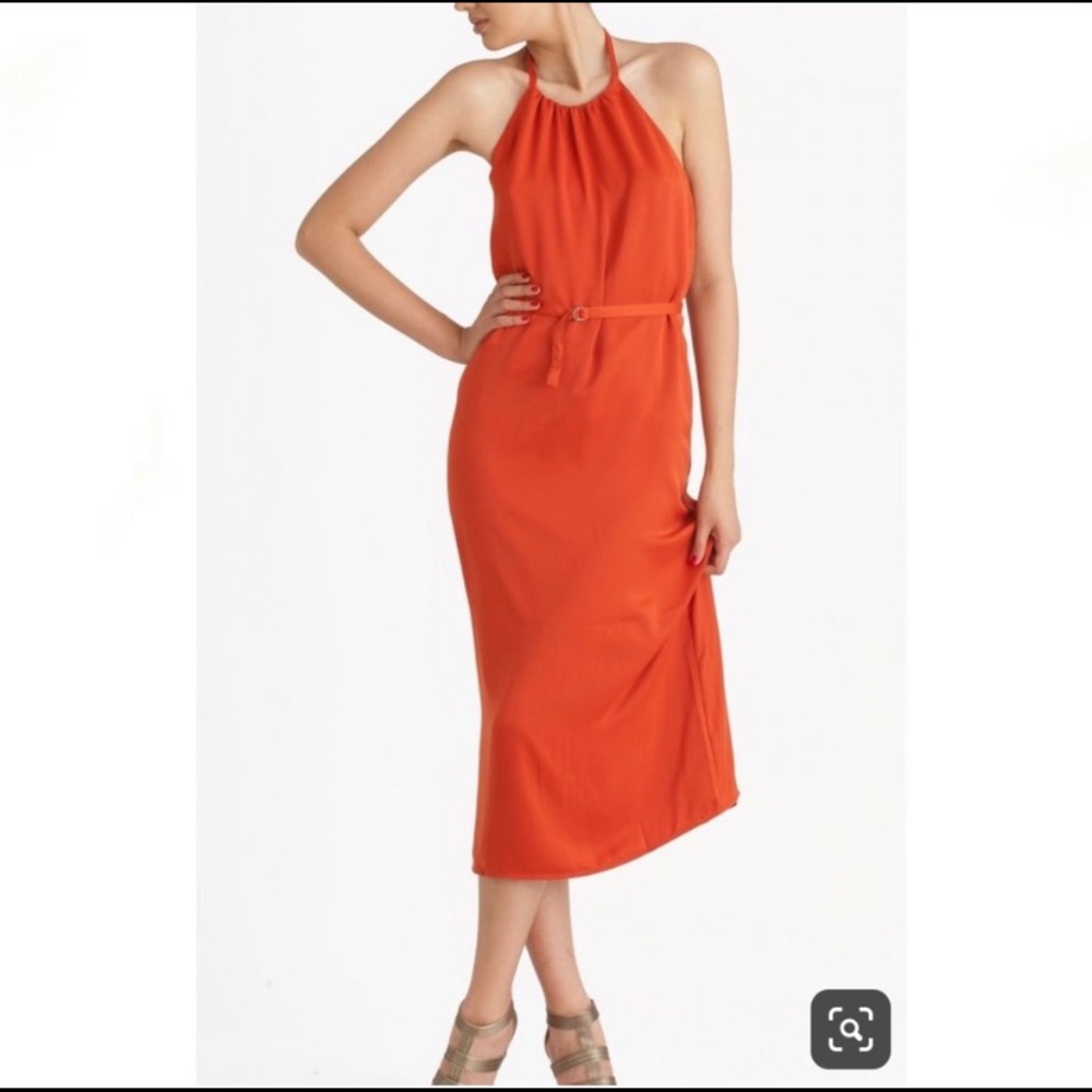 French Connection Halter Midi Dress Women’s size 2 - Picture 7 of 7